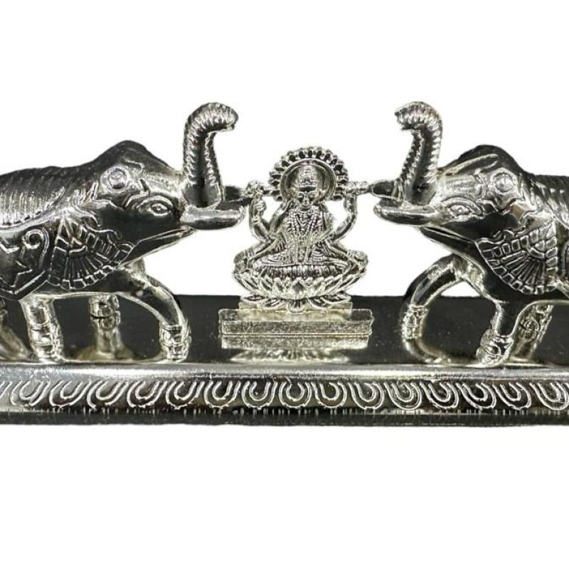 Elephant With Laxmi Kumkum Box 2 In 1