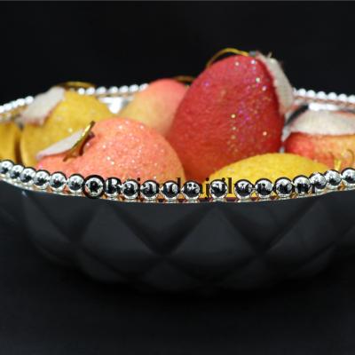 German Silver Round Fruit Bowl 10 Inch (Silver) 5182