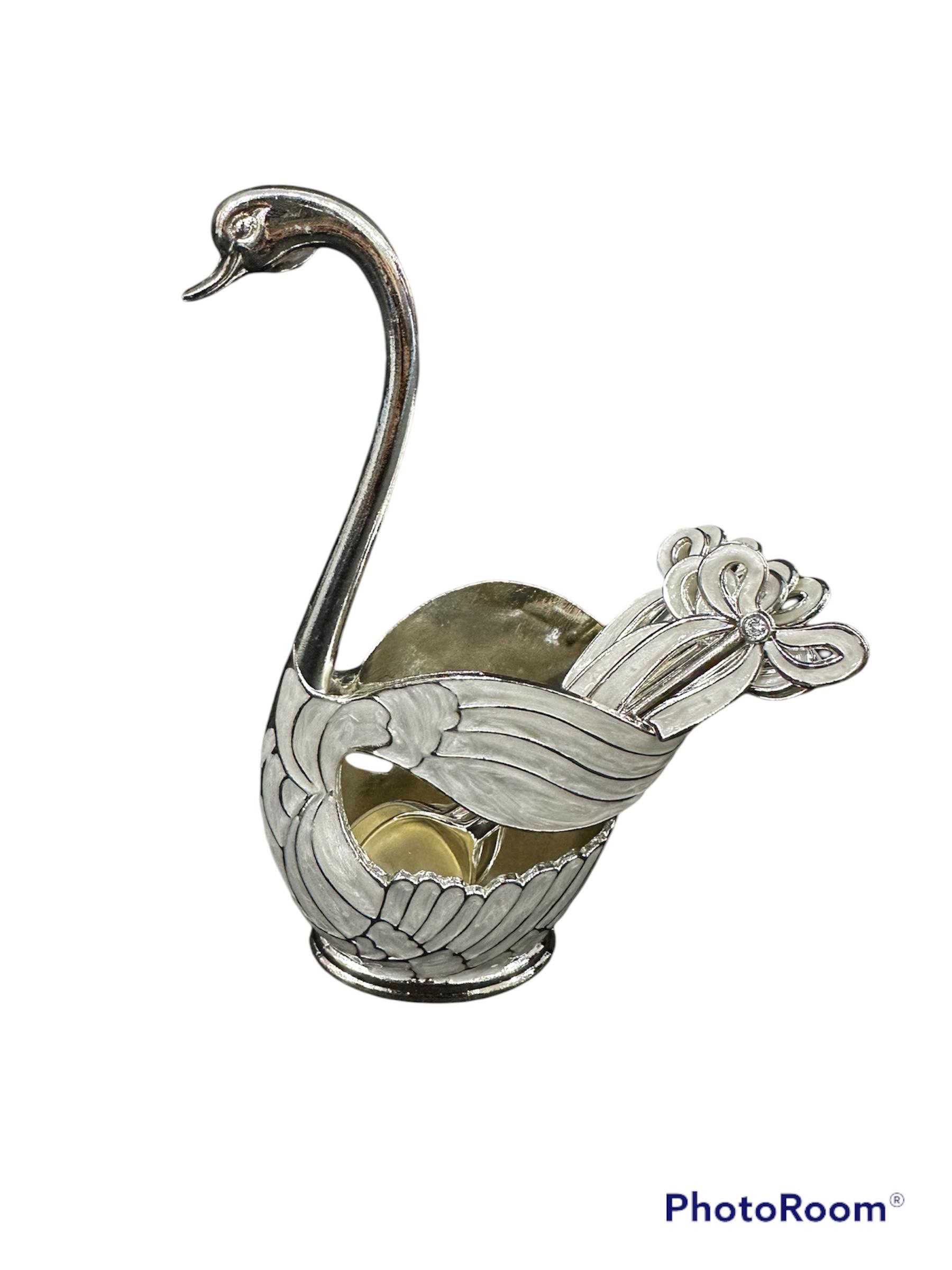 German Silver Spoon Holder