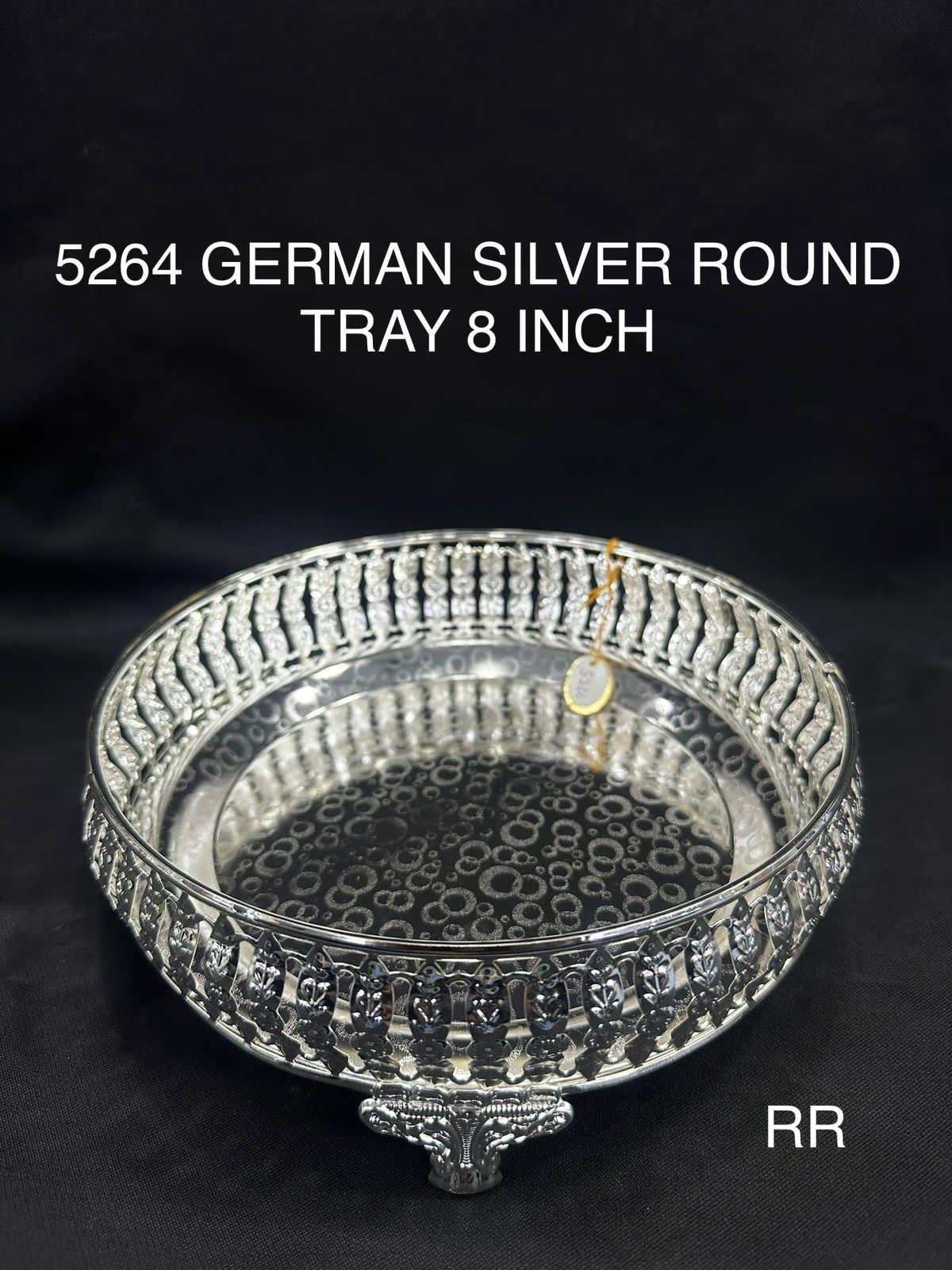 German Silver 8 Inch Tray